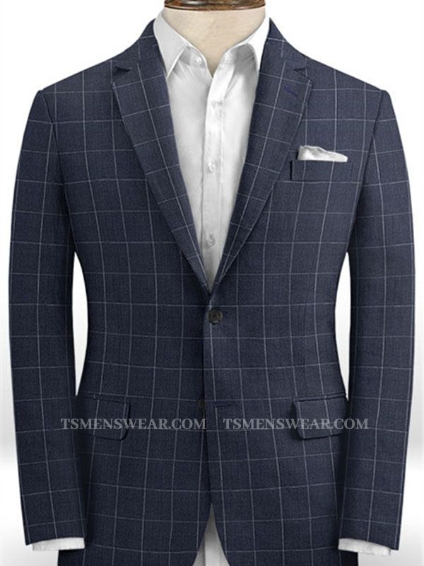 High Quality Two Button Groom Tuxedos | Groomsmen Prom Suits