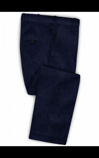 Dark Blue 2 Piece Latest Designs Men Suits | Notched Lapel Slim Fit Tuxedos Online_4