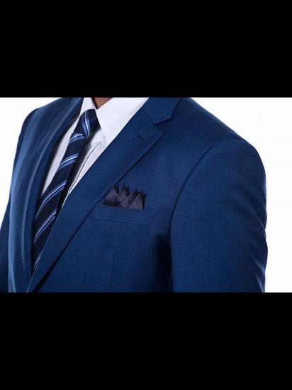 Modern Solid Navy Blue Mens Suits for Formal_6