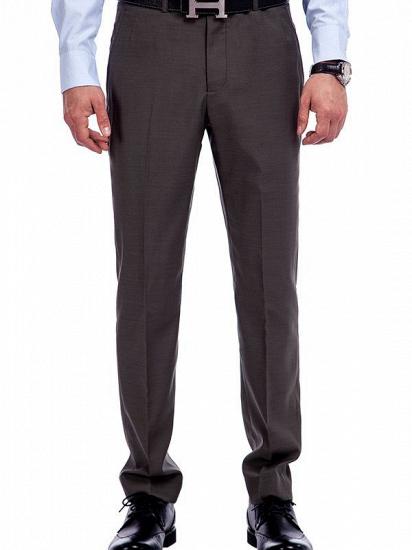 Casey Solid Chocolate Business Mens Suits Sale_7