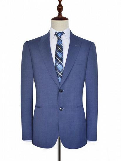 Blue Mens Suits with Besom Pockets | Mens Formal Suits for Business