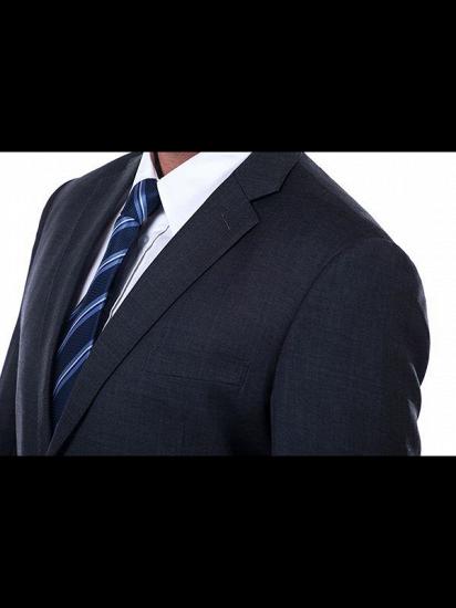 Luxury Plaid Grey Mens Suits | Notch Lapel Suits for Men_6