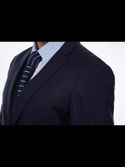 Premium Classic Three Piece Dark Navy Suits for Men_7