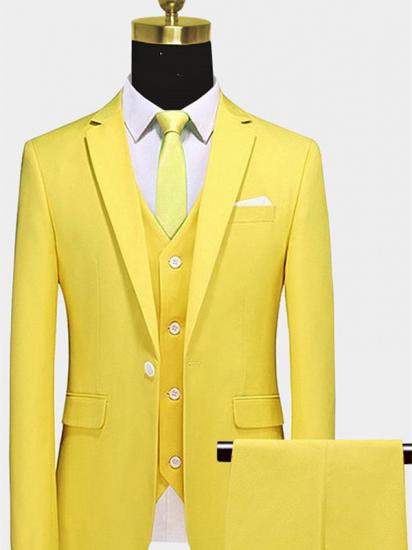 Pastel Yellow Suits For Men | Fabian Prom Suits