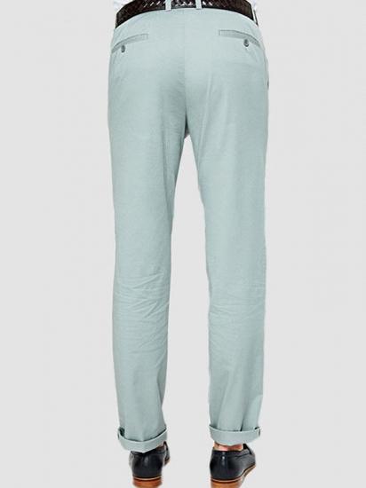 Light Mint Cotton Pants Summer Mens Daily Casual Trousers_3