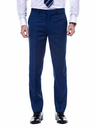 Modern Solid Navy Blue Mens Suits for Formal_7