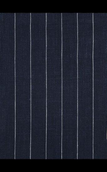 Marvin Dark Blue Linen Casual Tuxedo for Men | Striped Slim Fit Men Suits_4