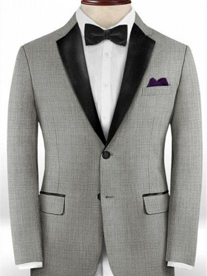Business Grey Men Suits Online | New Fashion Slim Fit Latest Tuxedo_1
