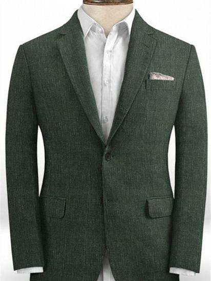 Dark Green Prom Men Suits Online | Two Pieces Tuxedos_1