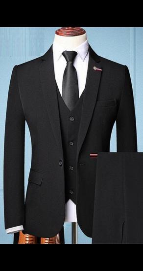 Three Pieces Groom Tuxedos | Groomsmen Best Man Suit Wedding Men Suits Bridegroom_1