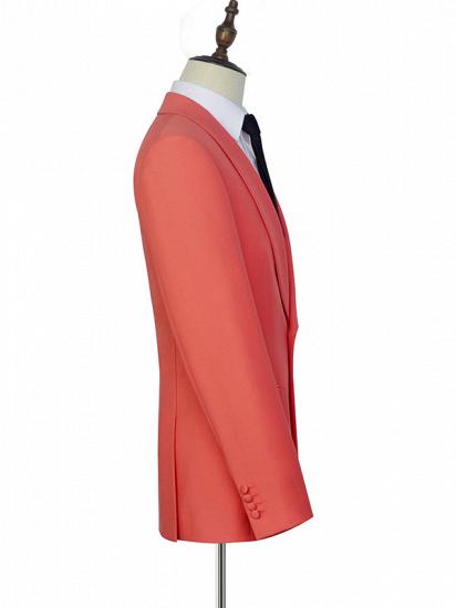 Shawl Lapel Orange Mens Suits | One Button Mens Prom Suits with Pants_4