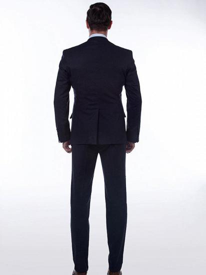 Premium Classic Three Piece Dark Navy Suits for Men_3