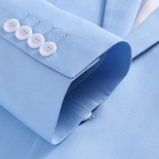 Classic Sky Blue Men Suits | Three Pieces Men Suits Sale_6