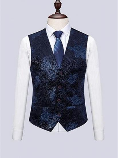 Formal Men Suits for Wedding Prom | Navy Blue Business Man Blazer Groom Wedding Tuxedos_3